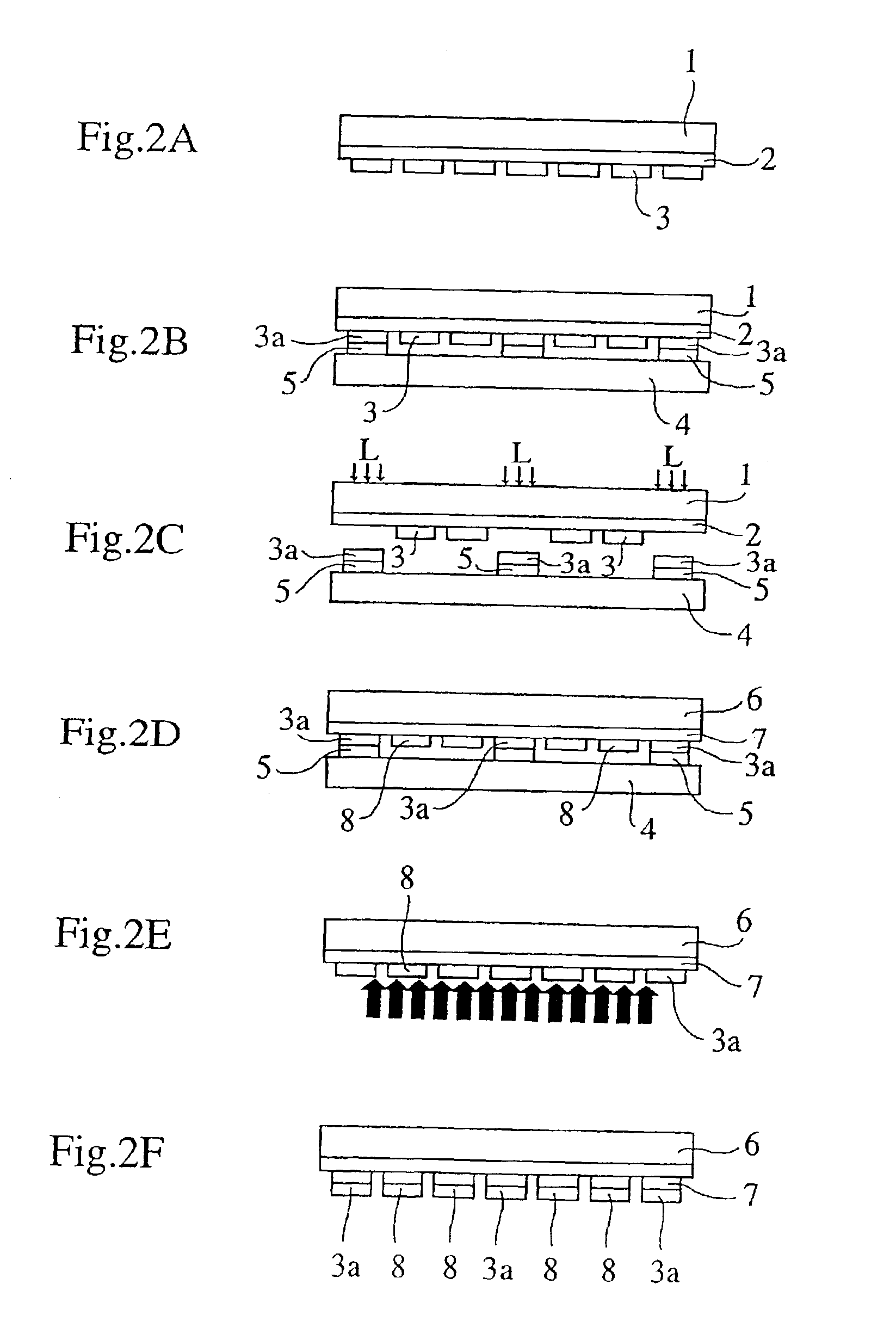Device transferring method, and device arraying method and image display unit fabricating method using the same