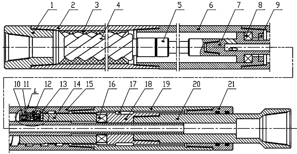 A pressurized propulsion tool for horizontal wells