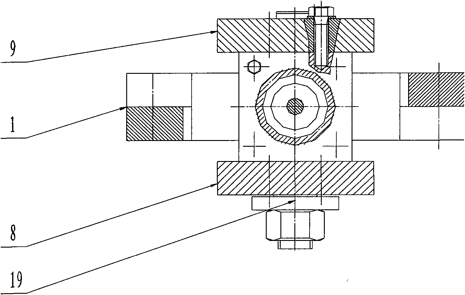 Tong-type automatic unhooking device