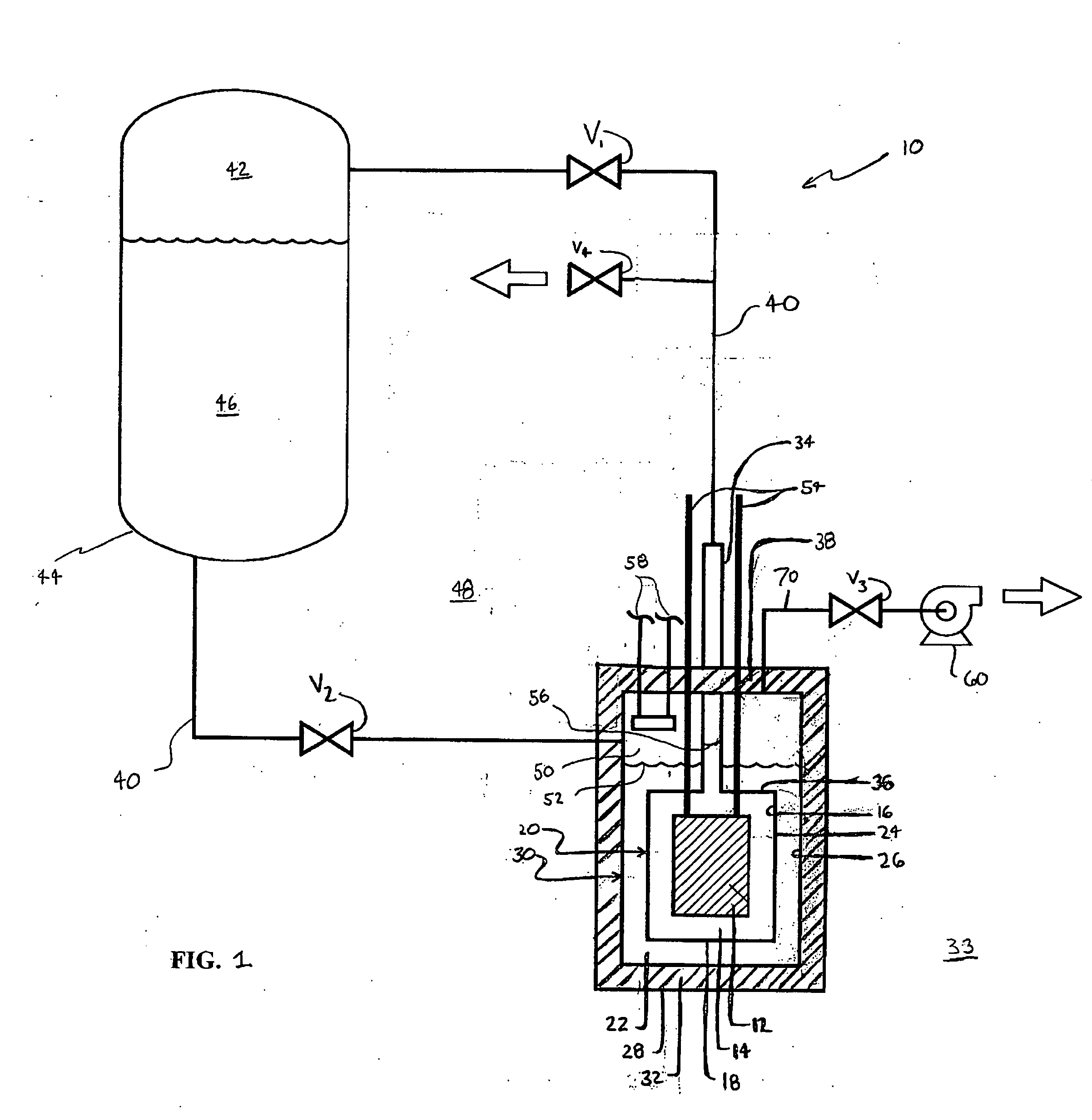Multi-bath apparatus and method for cooling superconductors