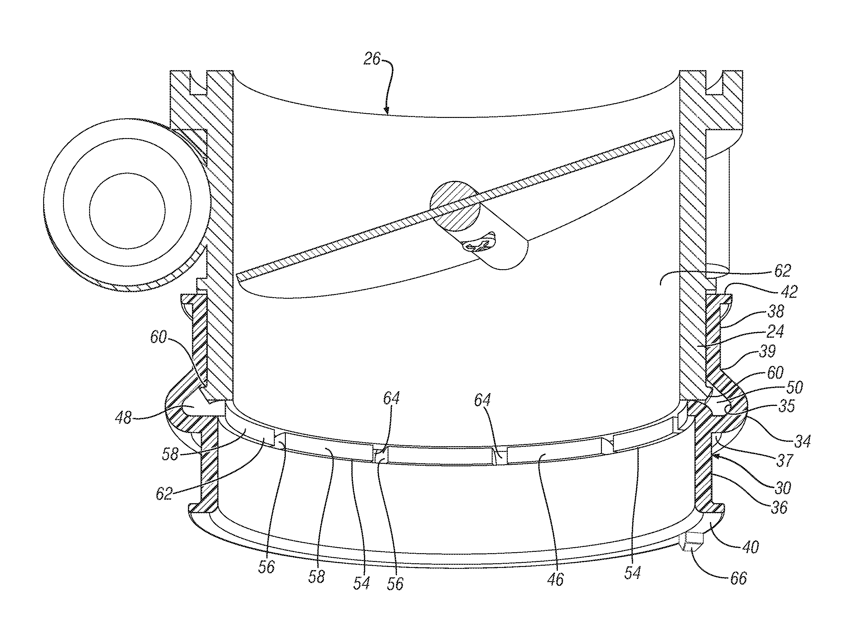 Engine air intake system with resilient coupling having internal noise attenuation tuning