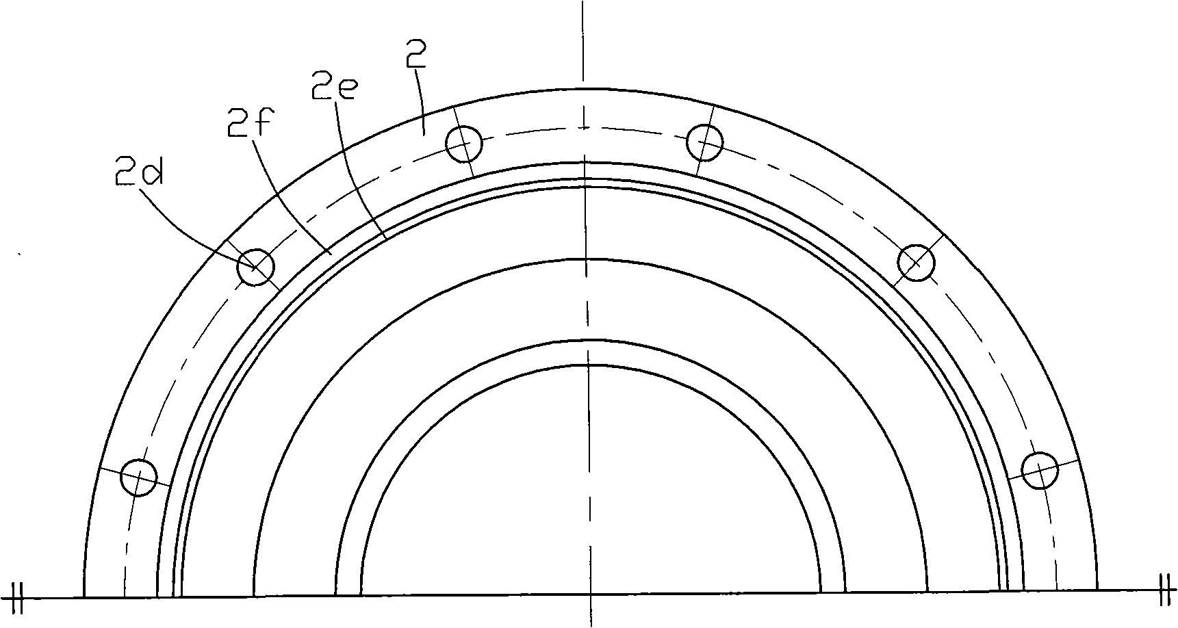 Atomizing disk of high speed centrifugal type atomizer