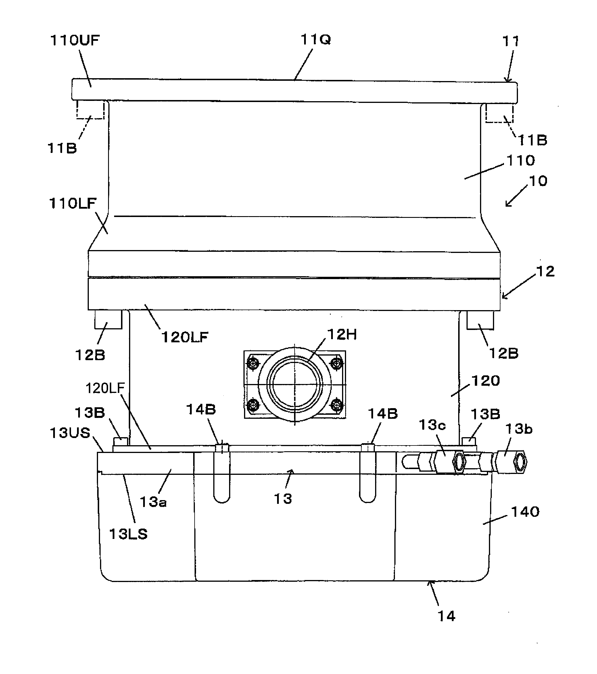 Turbomolecular pump device and controlling device thereof