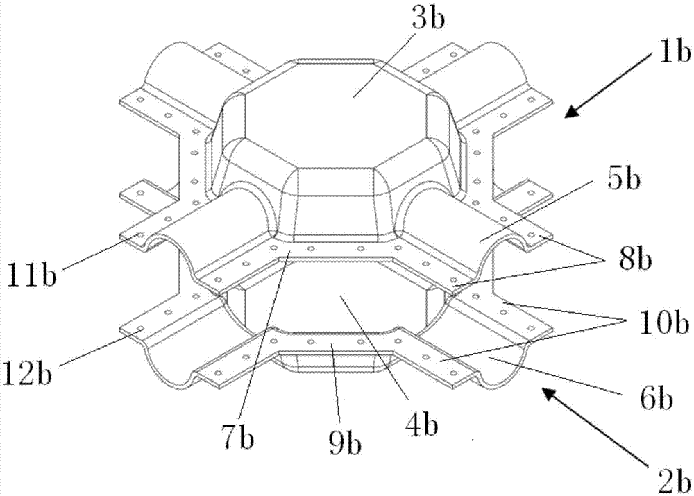 Vehicle frame central piece of multi-rotor unmanned aerial vehicle