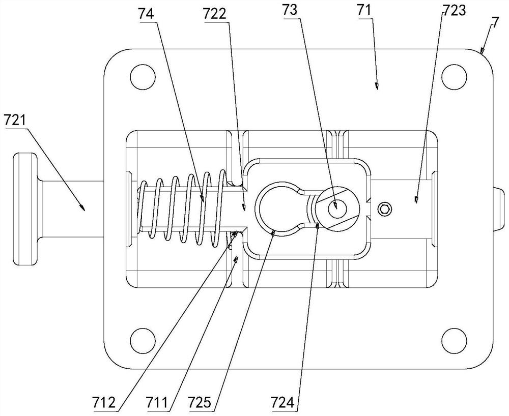 Space on-orbit turntable limiting mechanism and assembling method thereof