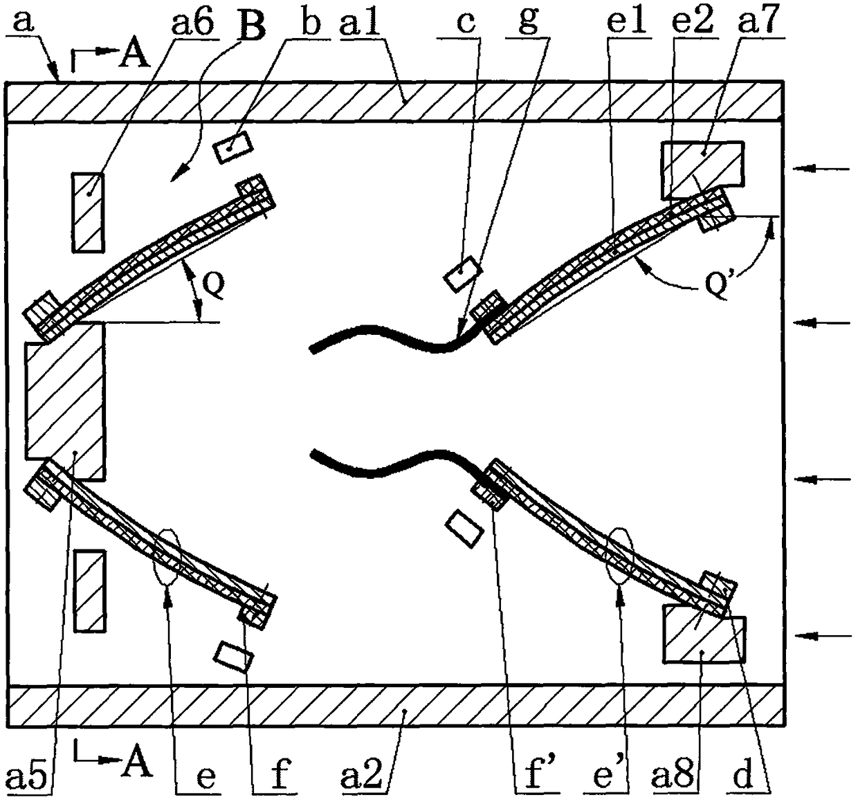 A tunnel airflow-induced vibration energy harvester