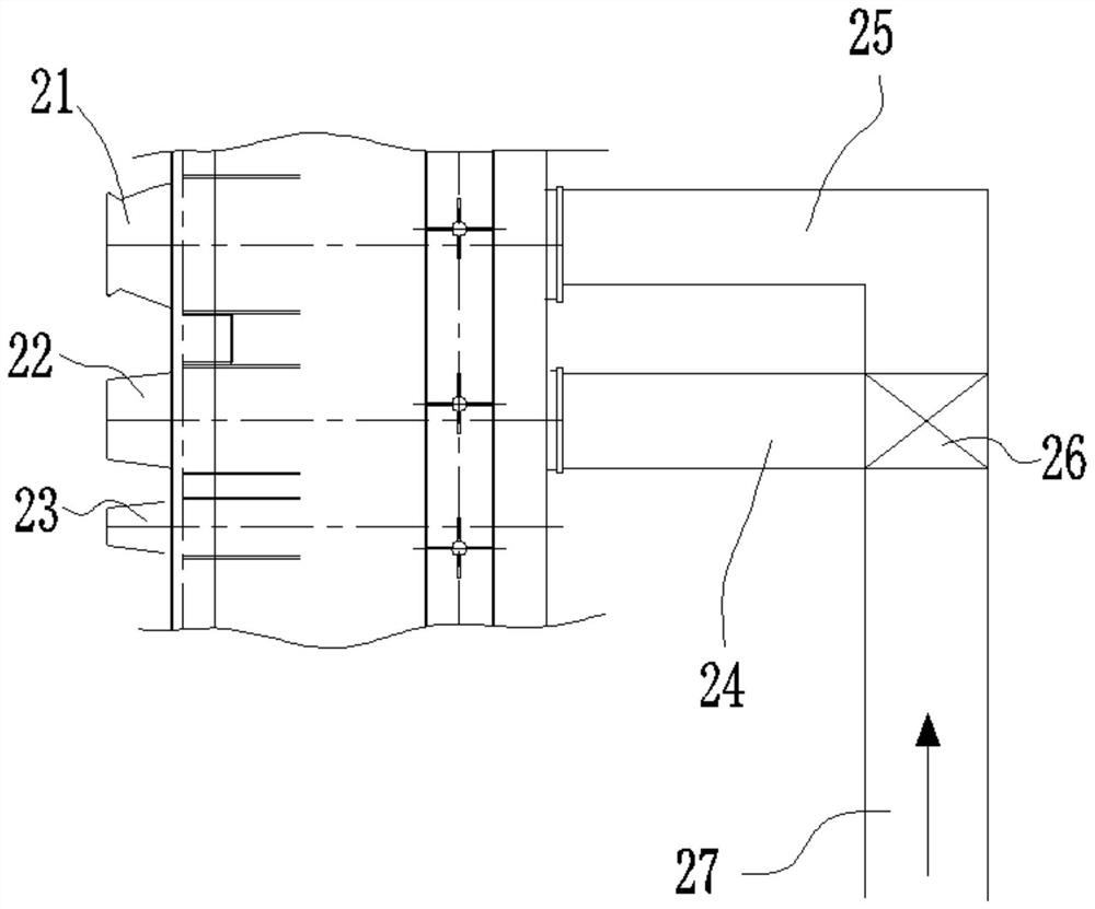 Boiler burner arrangement method, lignite boiler and combustion air control method of lignite boiler