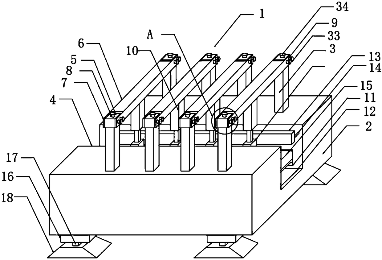 Perforating device capable of achieving automatic and rapid perforating