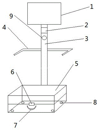 Bicycle repair platform applicable to university campus