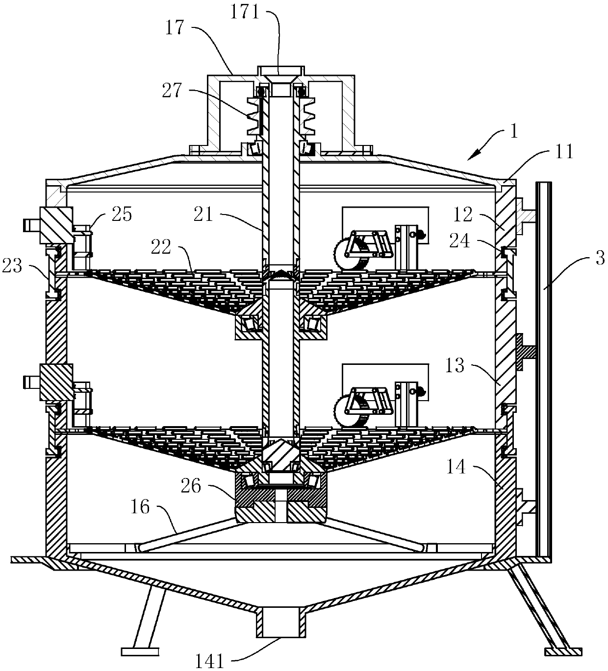 Ultrafine crushing machine for probiotics