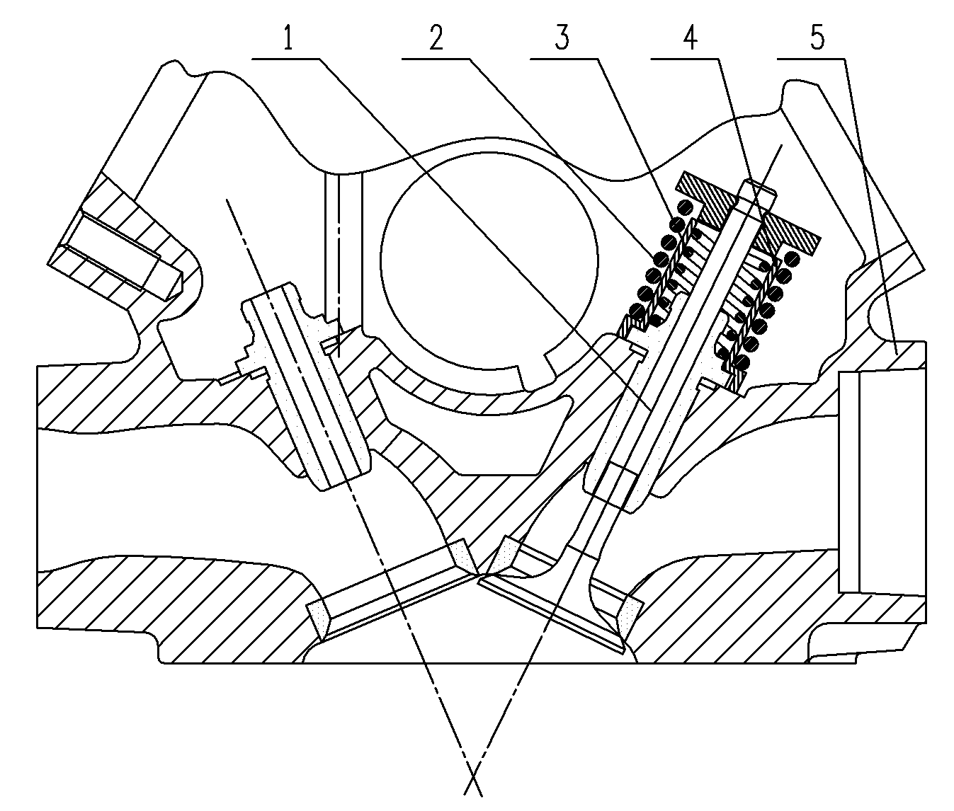 Noise-eliminating device for valve spring in valve actuating mechanism of engine