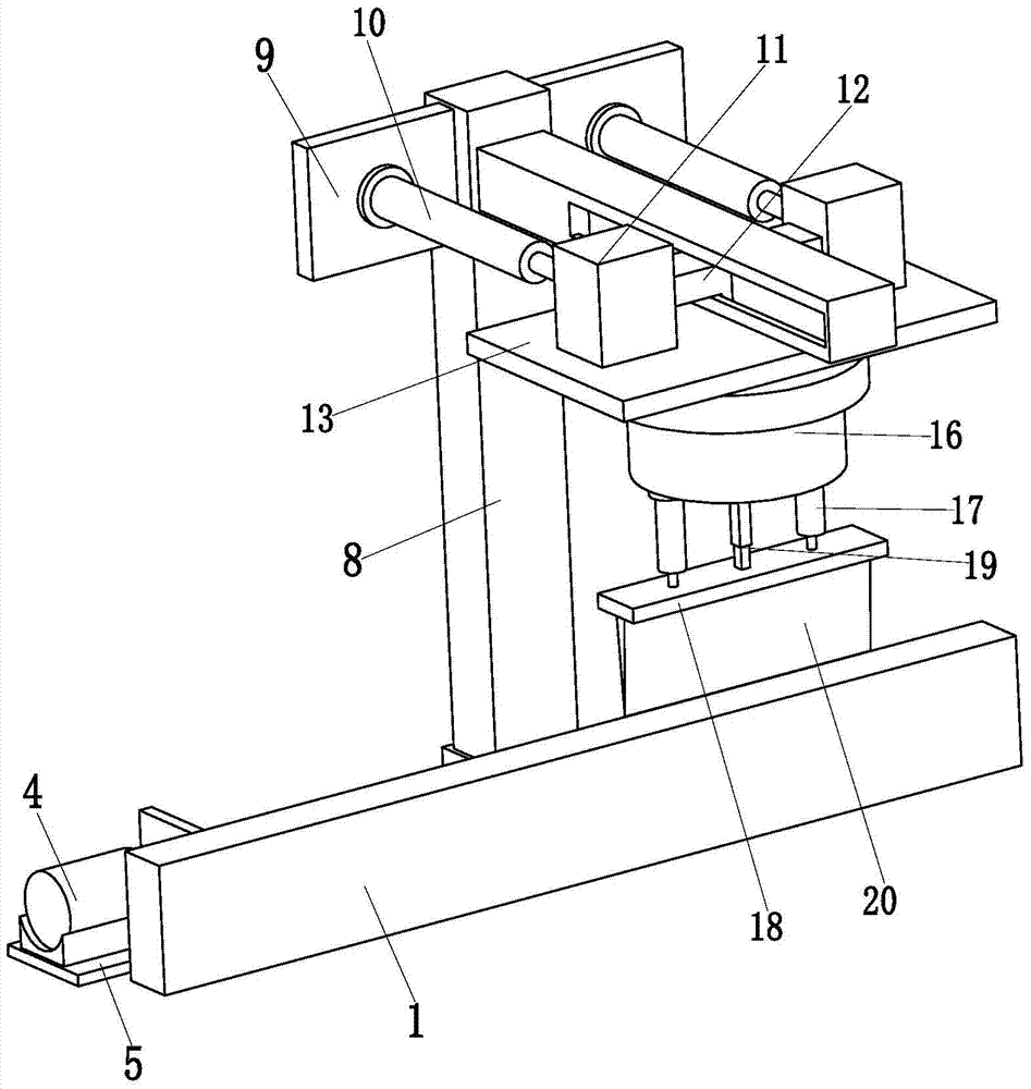 A special two-way cutting device for plate shearing machine