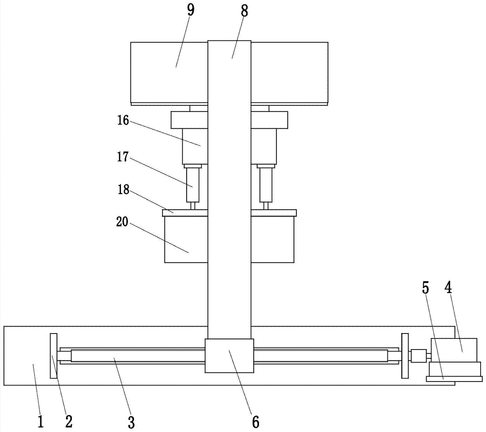 A special two-way cutting device for plate shearing machine