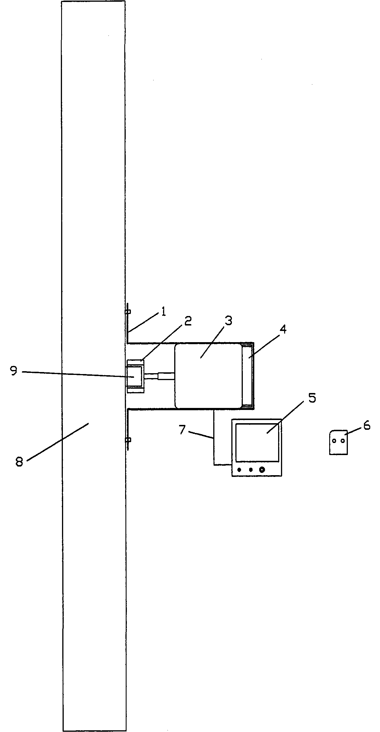 Anti-theft opening method of anti-theft door and anti-theft protection device