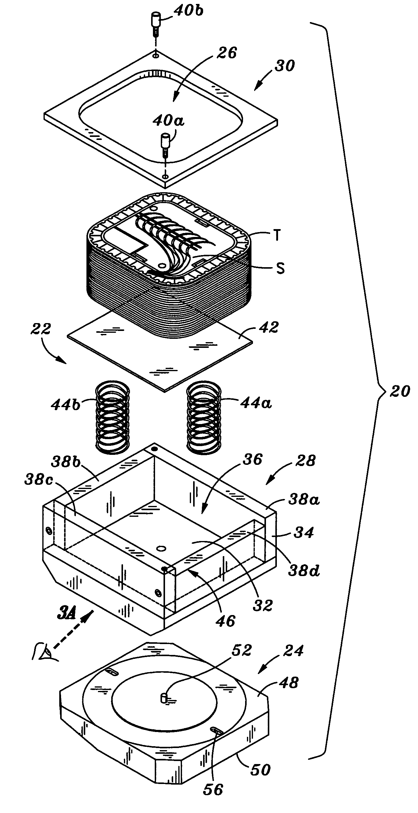 Method of retaining suture packages for the dispensing of sutures there from