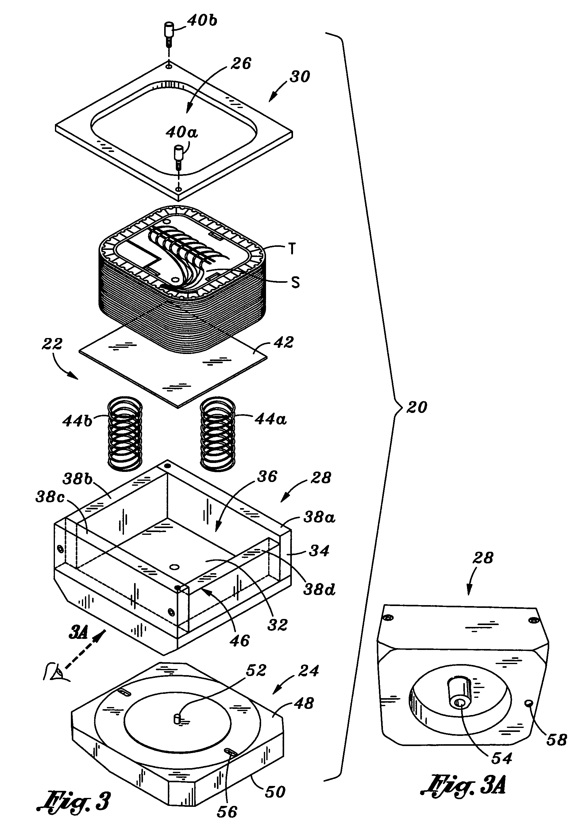Method of retaining suture packages for the dispensing of sutures there from