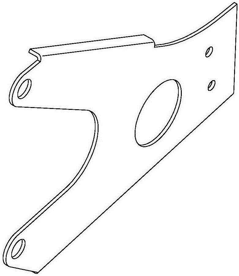 High-strength anti-breaking cable bracket for bogie