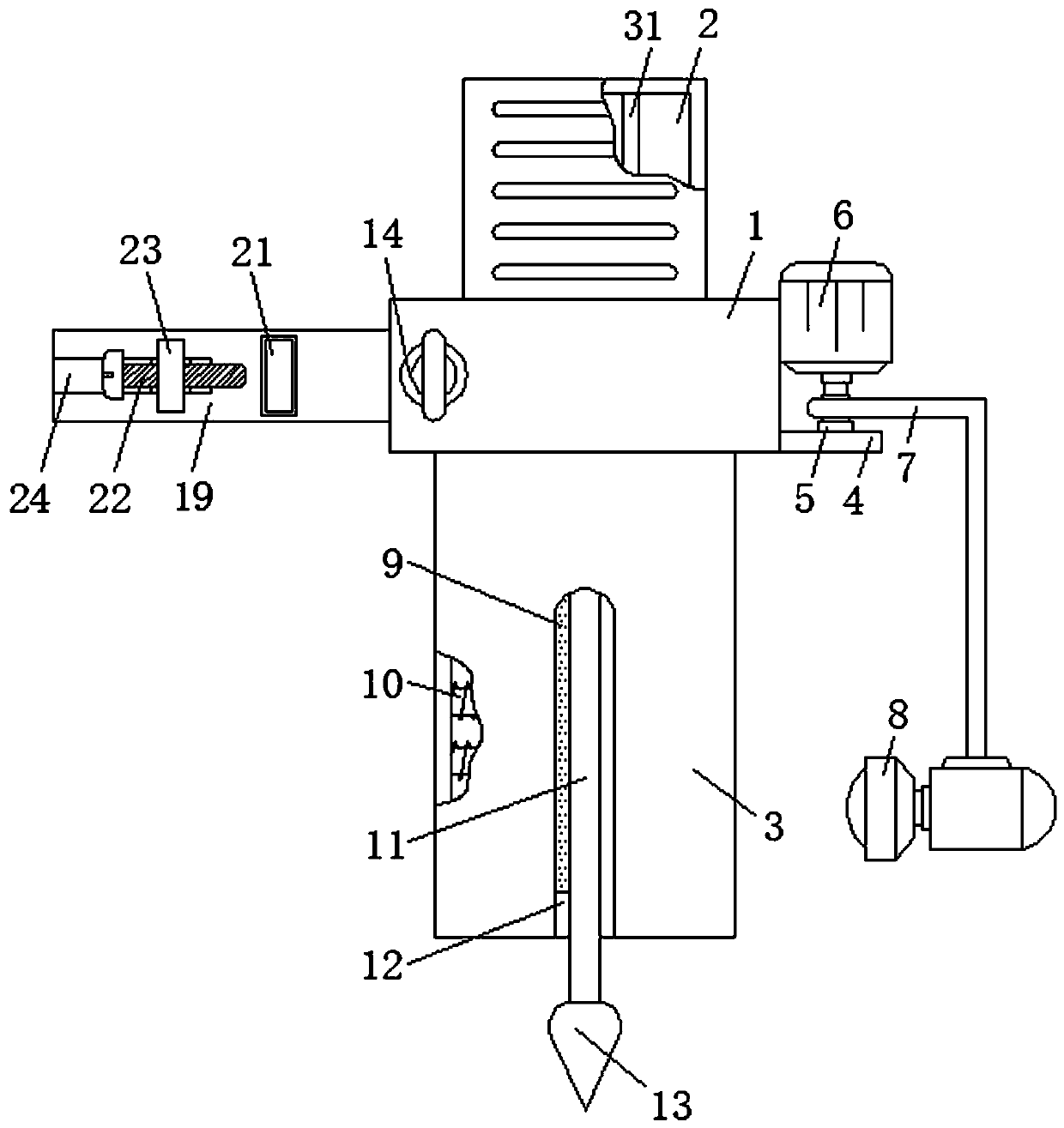 Electric pole inclination measuring system