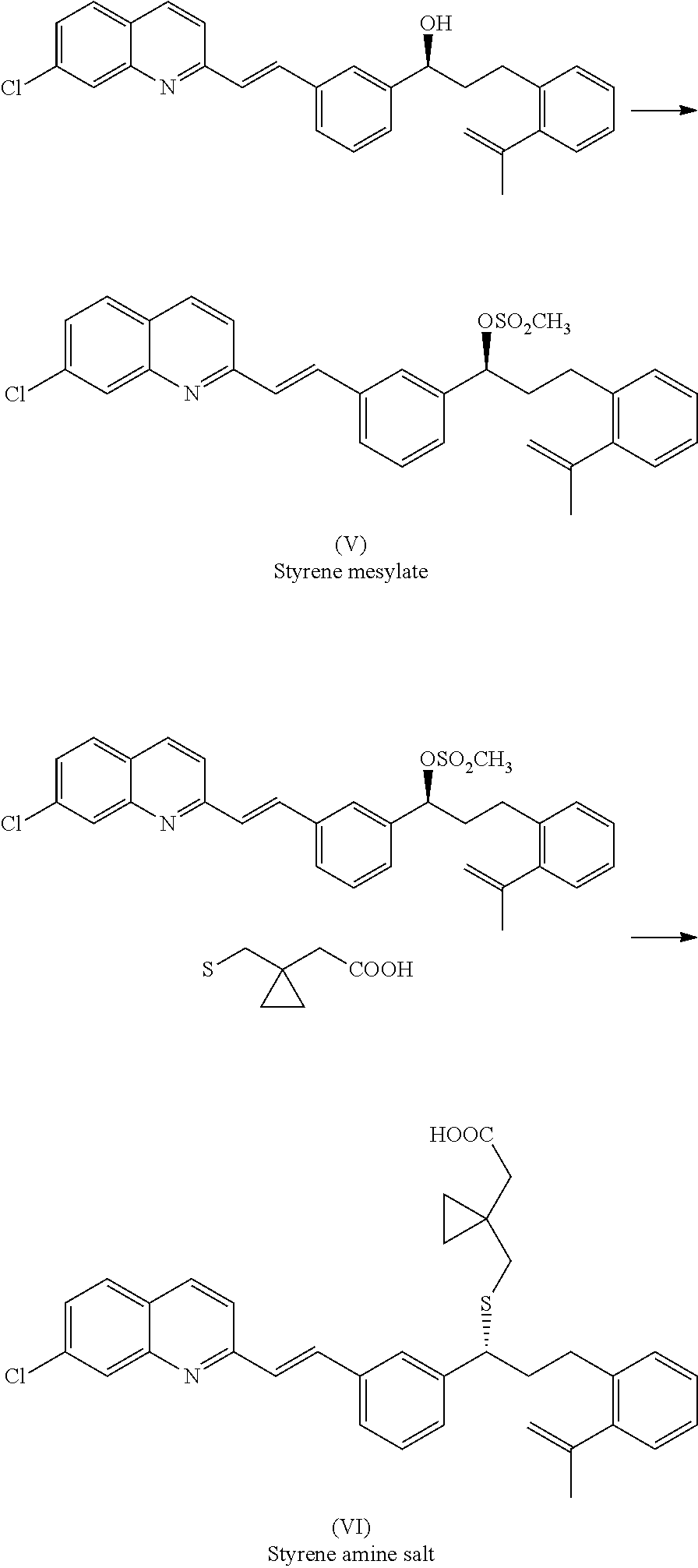 Improved process for preparing montelukast and salts thereof