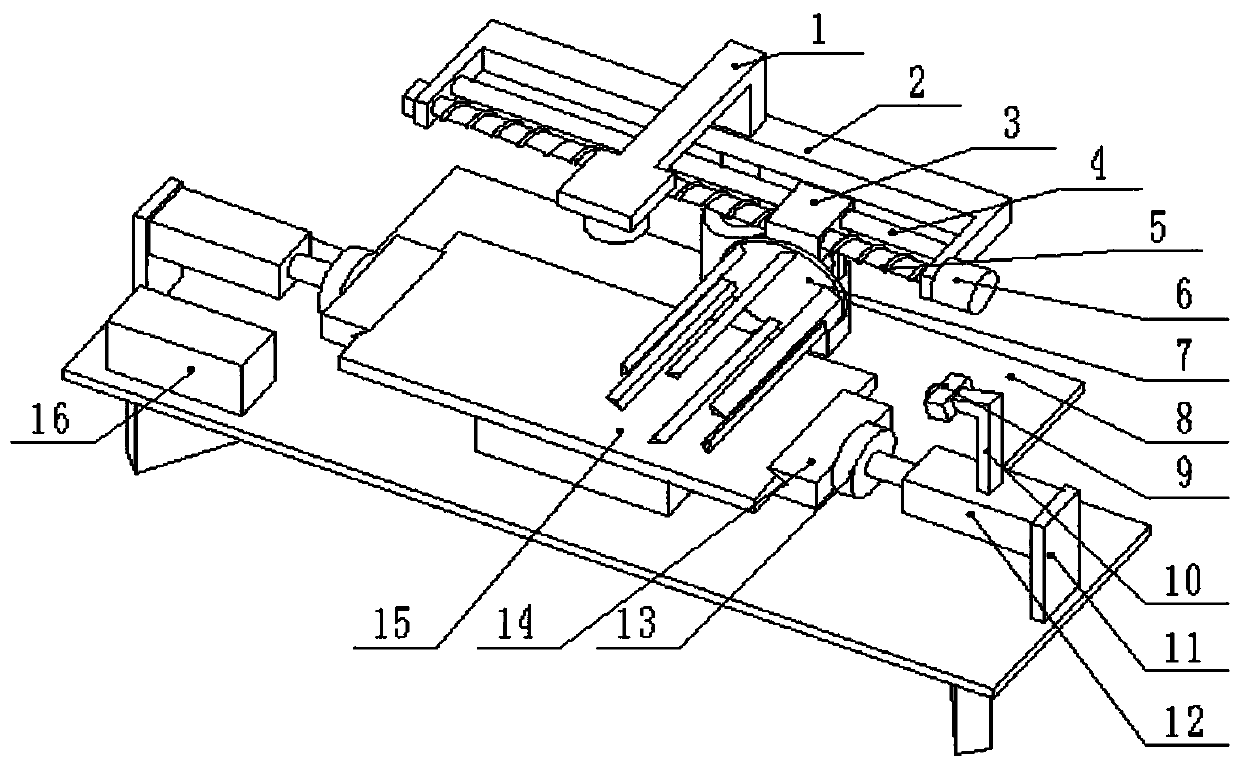 Wire cutting device for electronic circuit board welding