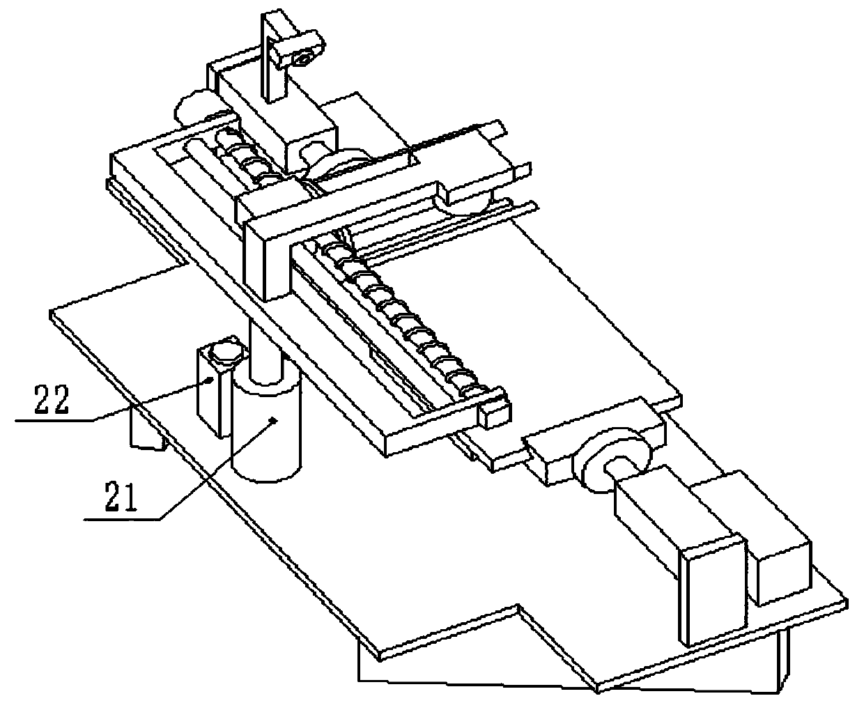 Wire cutting device for electronic circuit board welding