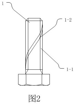 Double-thread lock bolt