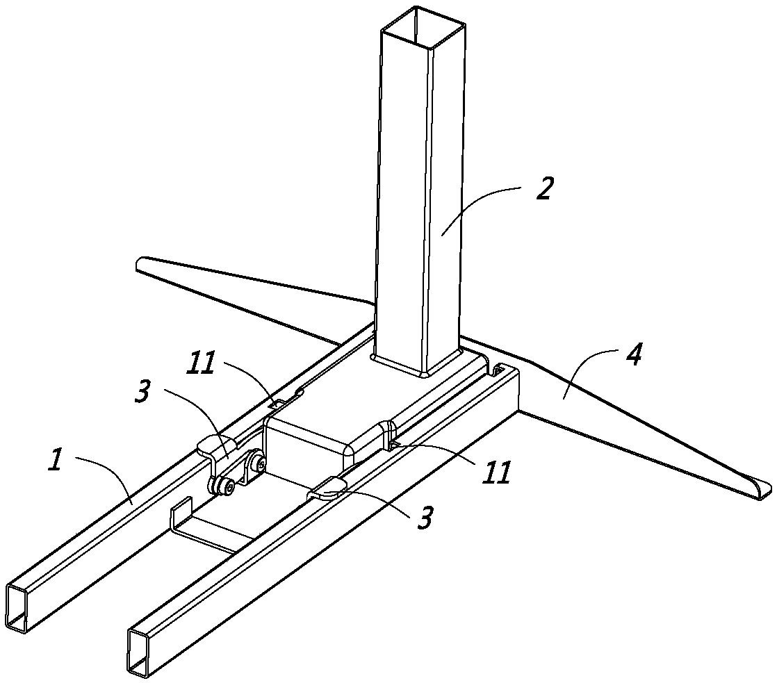 Table frame capable of being quickly installed and lifting platform