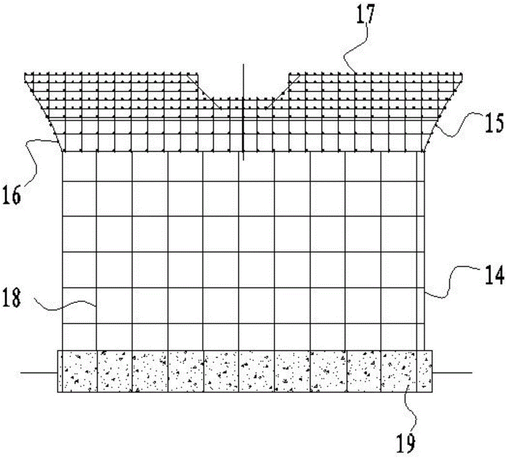 A method for rapidly manufacturing double-line round-end solid piers