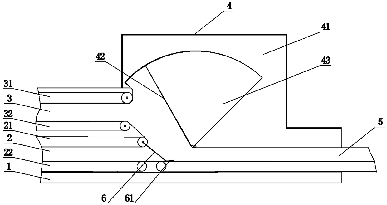 Bar material conveying device