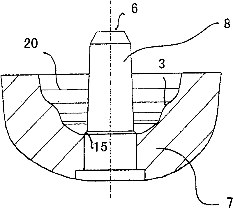 Pressure pipe with formed connecting head