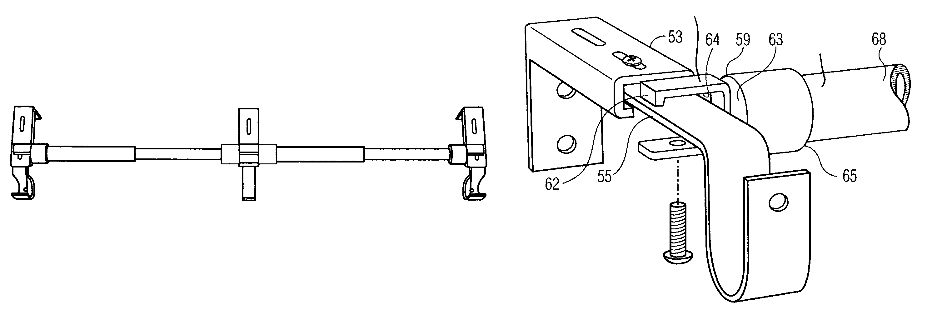 Apparatus and method for hanging supplemental sets of curtains