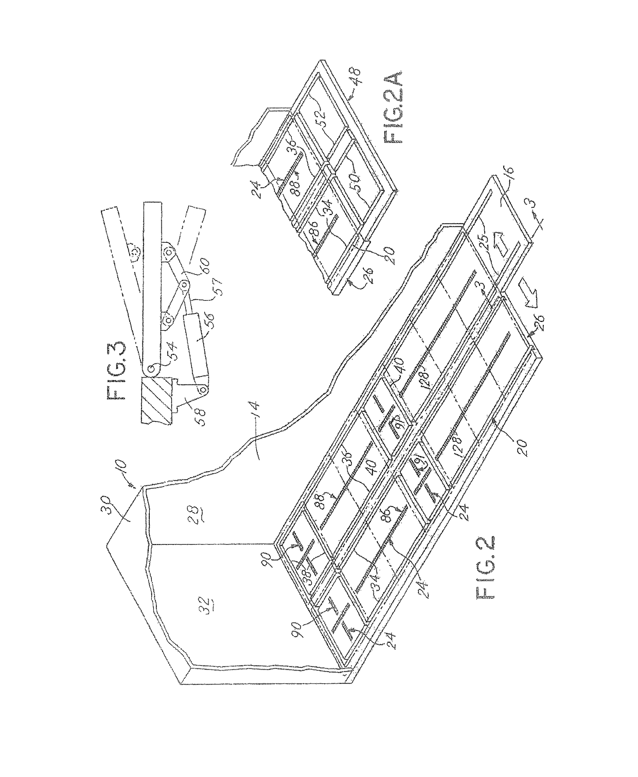 Apparatus and system for facilitating loading and unloading cargo from cargo spaces of vehicles