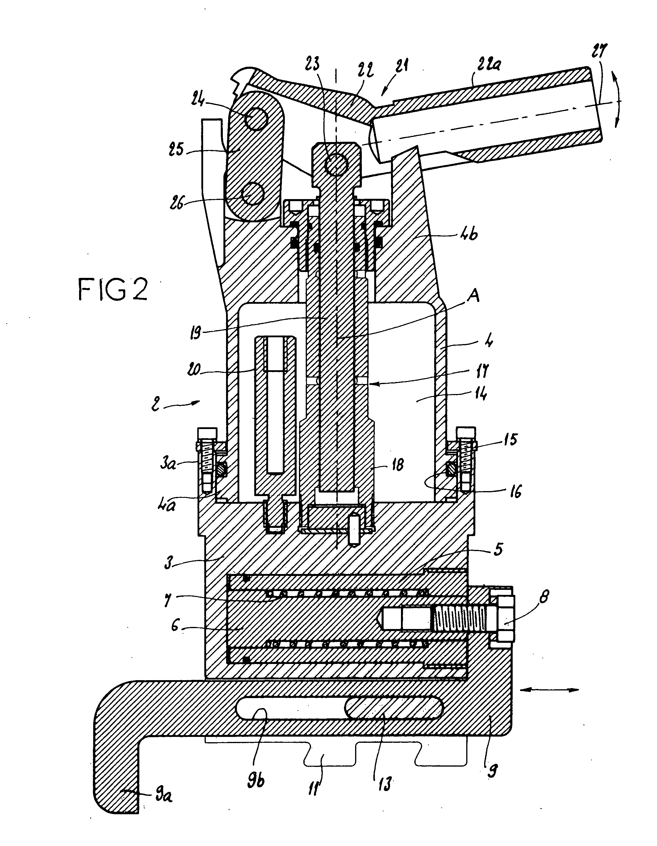 Hand tool for inserting and removing rail fastenings