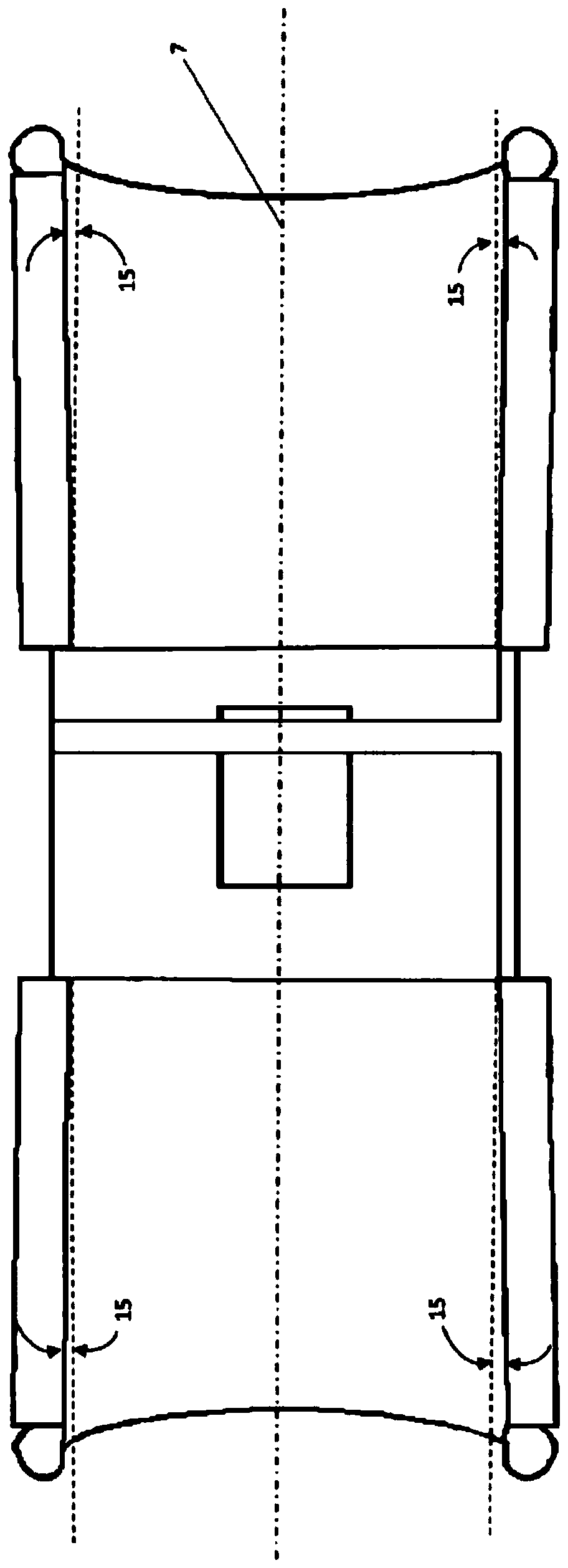 Optimised tunnel ventilation device