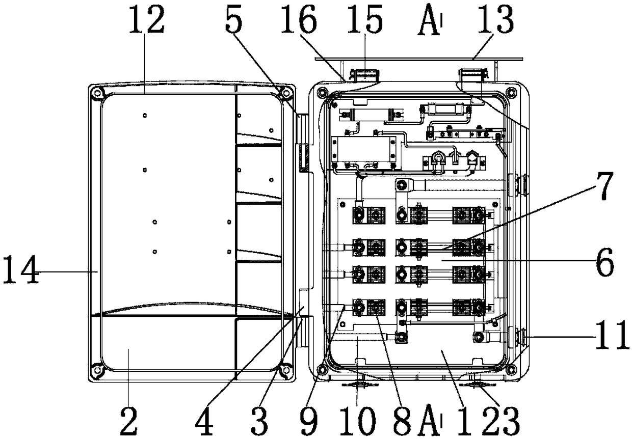 Conveniently disassembled computer structure dedicated to computer teaching