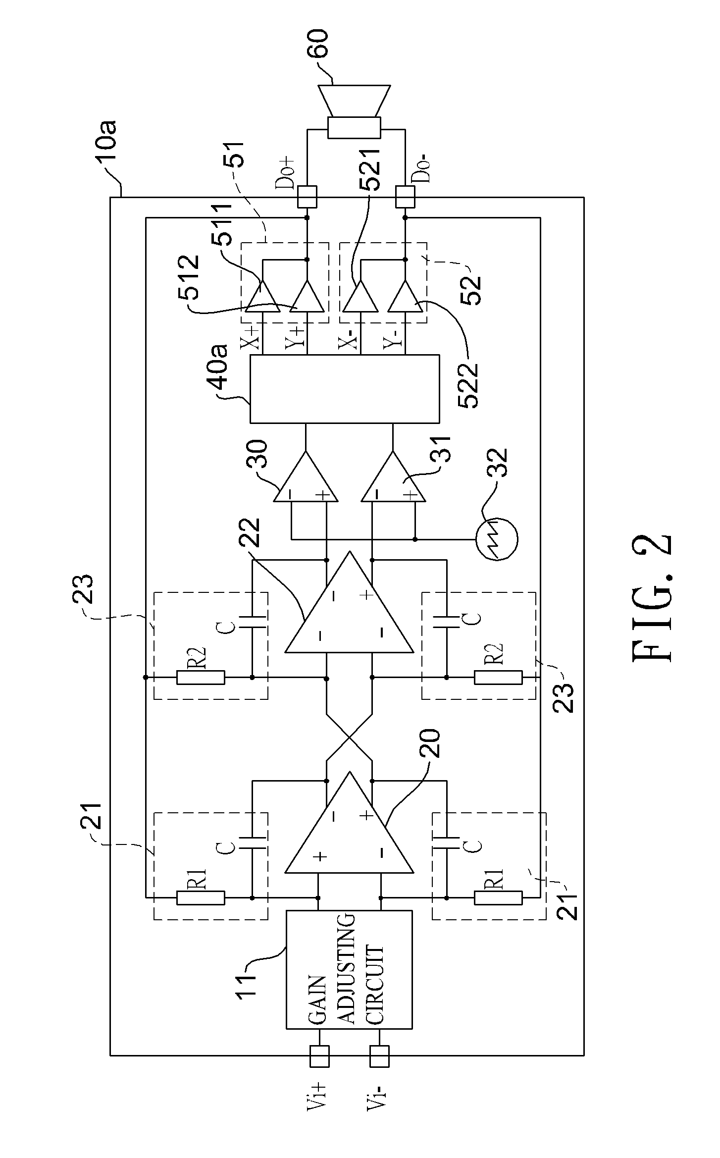 Class-d amplifier with dual feedback loop