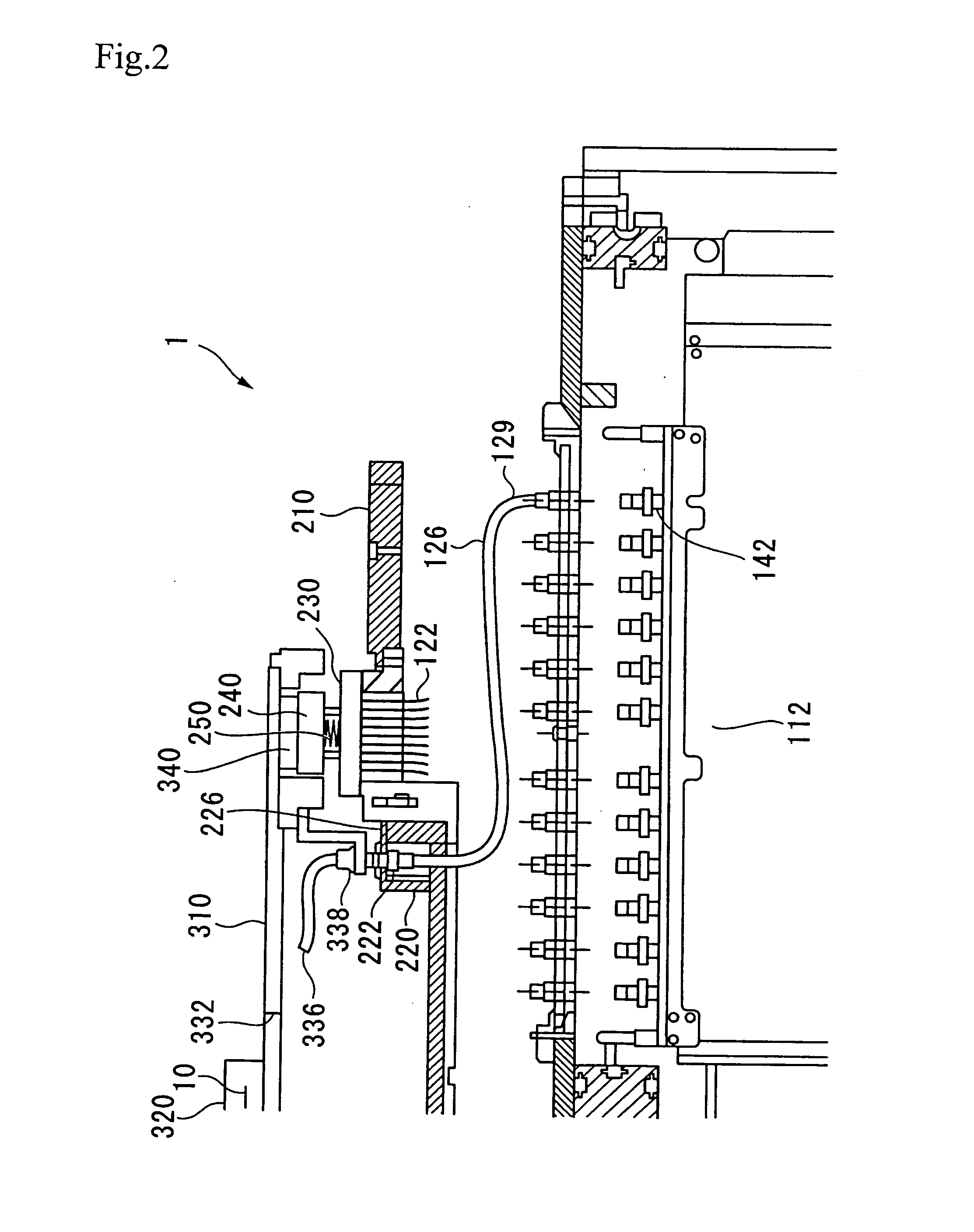 Connector housing block, interface member and electronic device testing apparatus