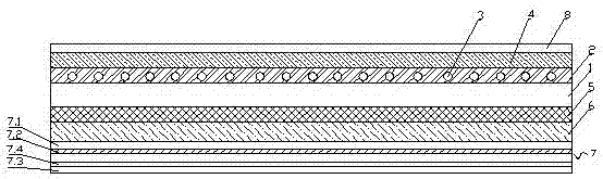 Fabric with integral tight and firm fabric body and high color fastness