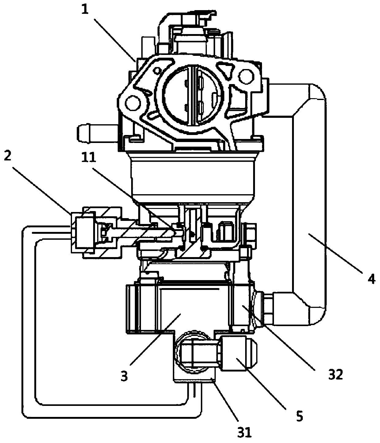 Dual-fuel automatic switching mechanism