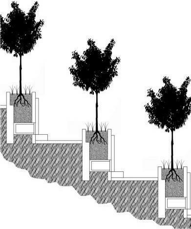 Method for constructing ecology landscape type cemetery