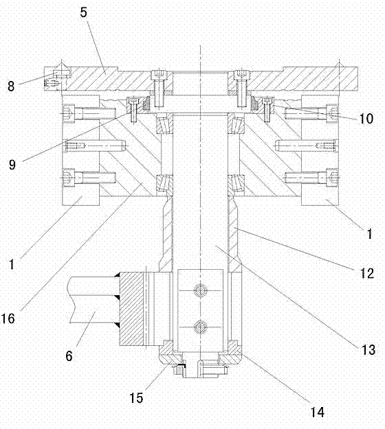 Variable-position flat turning device