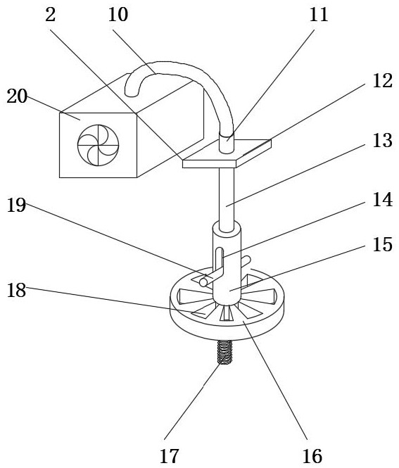 Water and fertilizer integrated irrigation equipment for agricultural planting