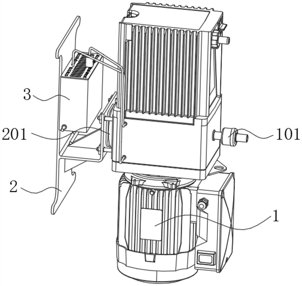 Three-dimensional rotary-vane vacuum pump