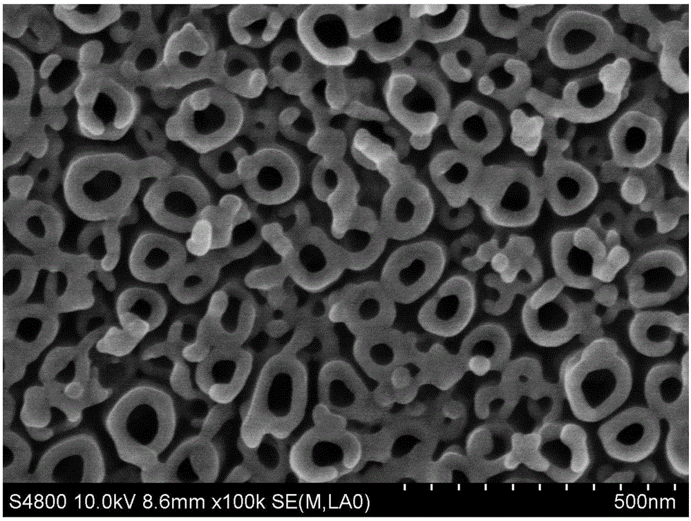 Method for preparing BaTiO3/TiO2 nano-composite thin film material