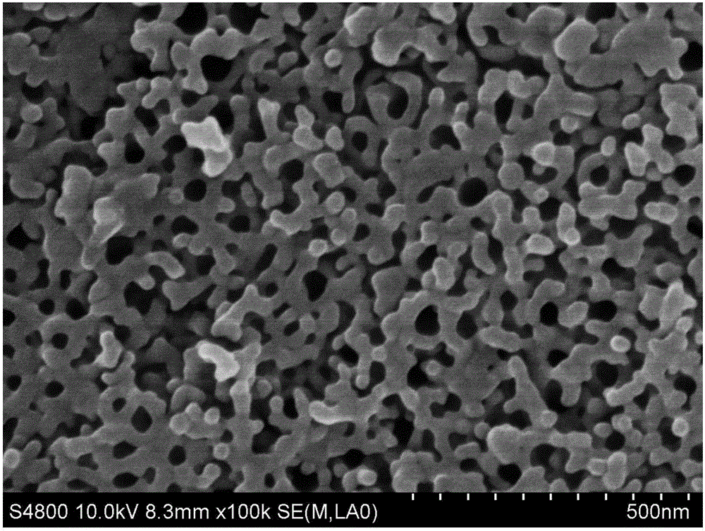 Method for preparing BaTiO3/TiO2 nano-composite thin film material