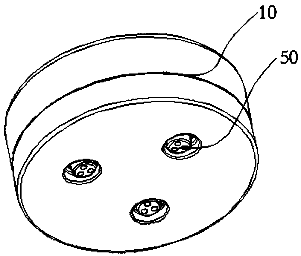 Rotary-water-flower water outlet device