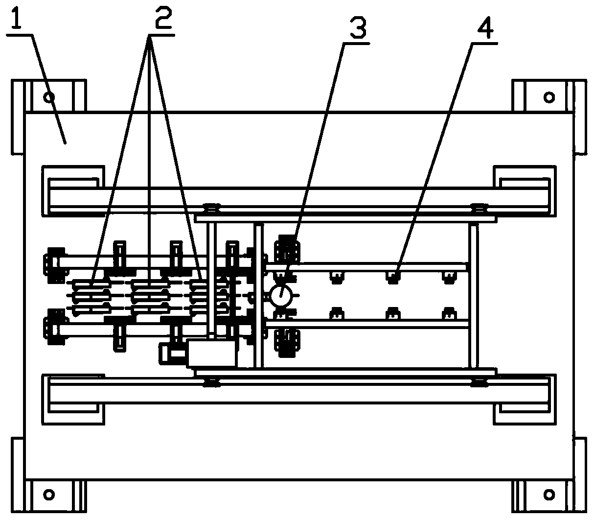 A high-efficiency multi-station motor shaft automatic straightening equipment