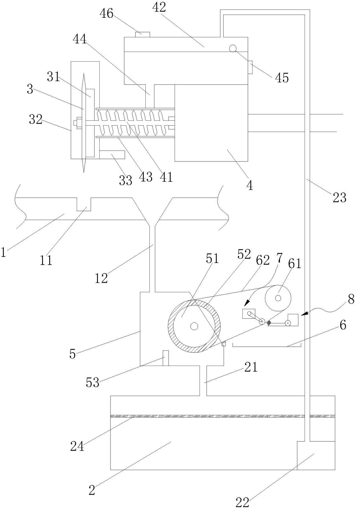 Cooling liquid circulating integrated device for fracturing pump valve box cutting machine tool