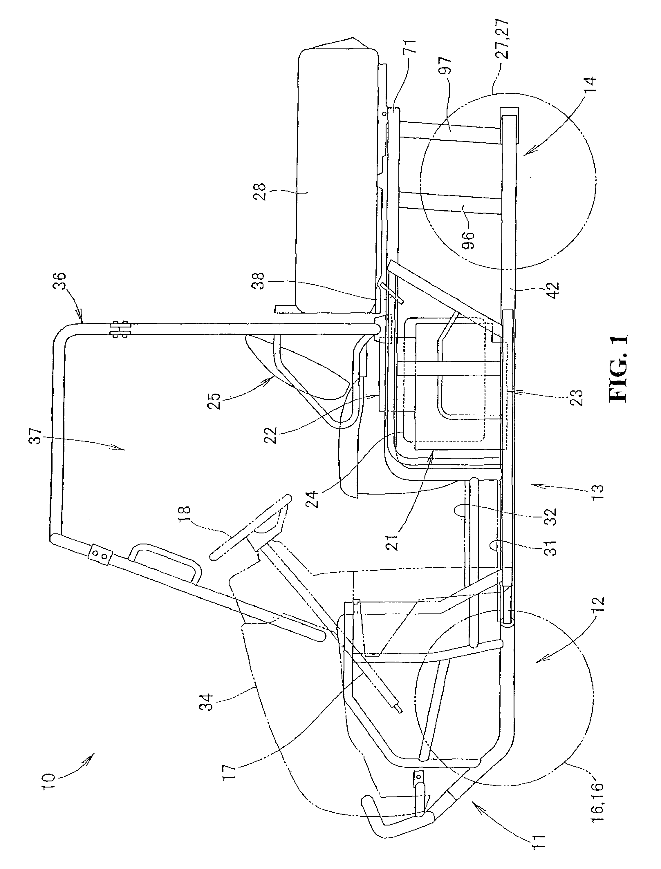 Vehicle frame structure