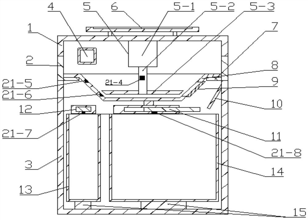 Cleaning type yogurt box integrated high-efficiency recovery device